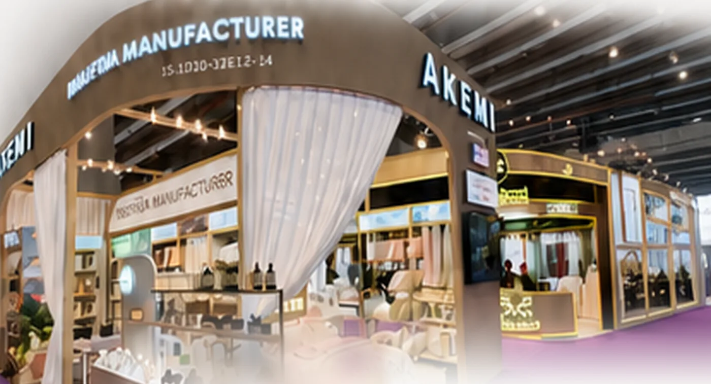 Eadeco and AKEMI booth at the Canton Fair in Guangzhou